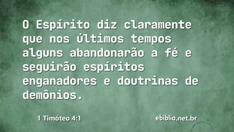 1 Timóteo 4:1