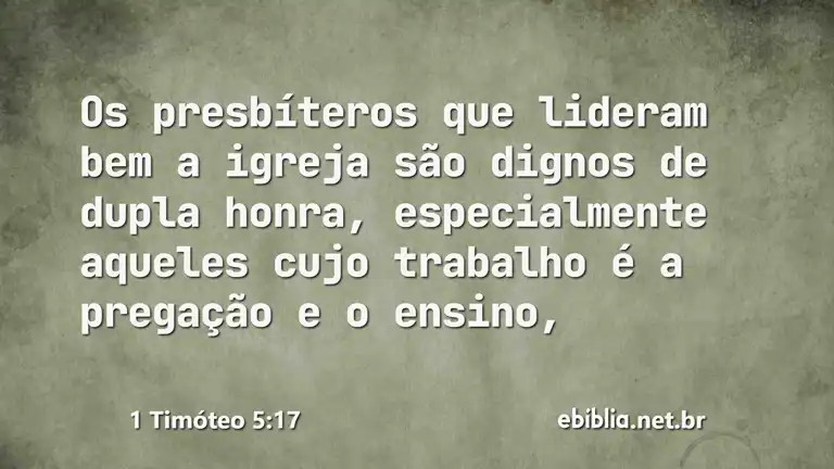 1 Timóteo 5:17