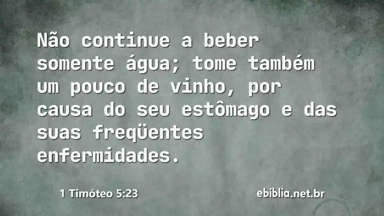 1 Timóteo 5:23