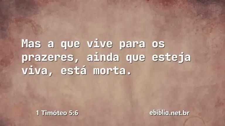 1 Timóteo 5:6