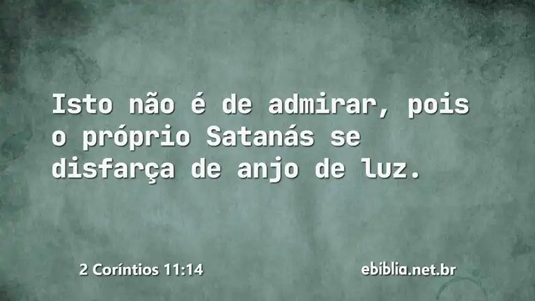 2 Coríntios 11:14