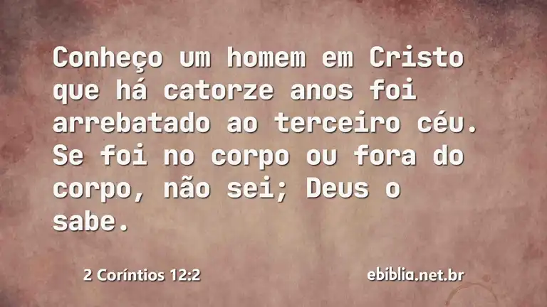 2 Coríntios 12:2