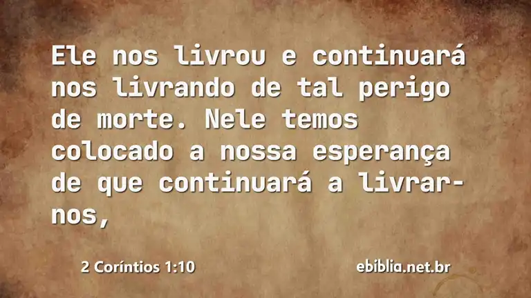 2 Coríntios 1:10