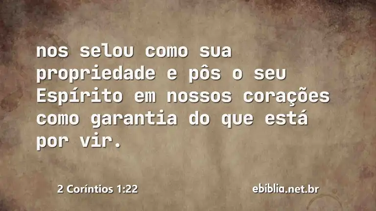 2 Coríntios 1:22