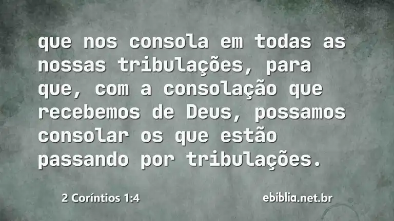 2 Coríntios 1:4