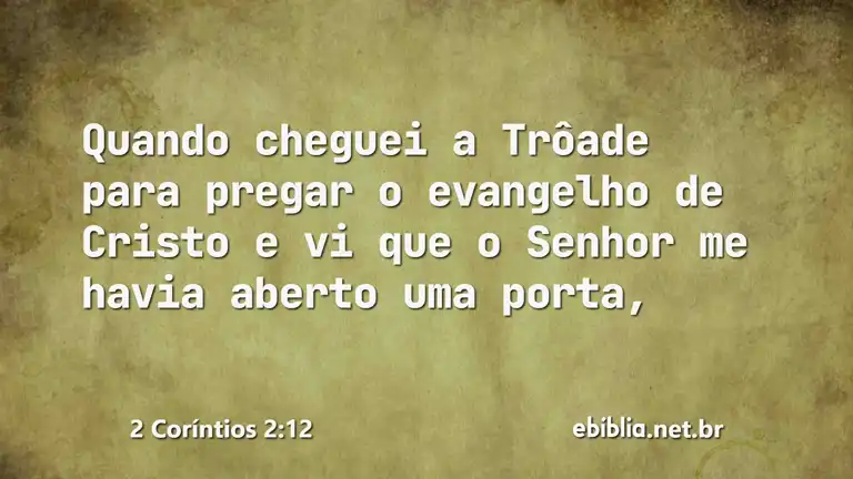 2 Coríntios 2:12