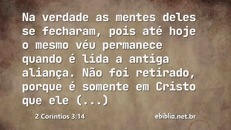 2 Coríntios 3:14