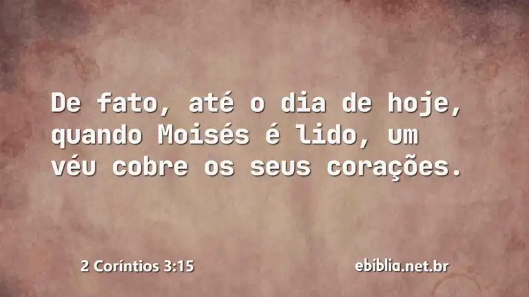 2 Coríntios 3:15