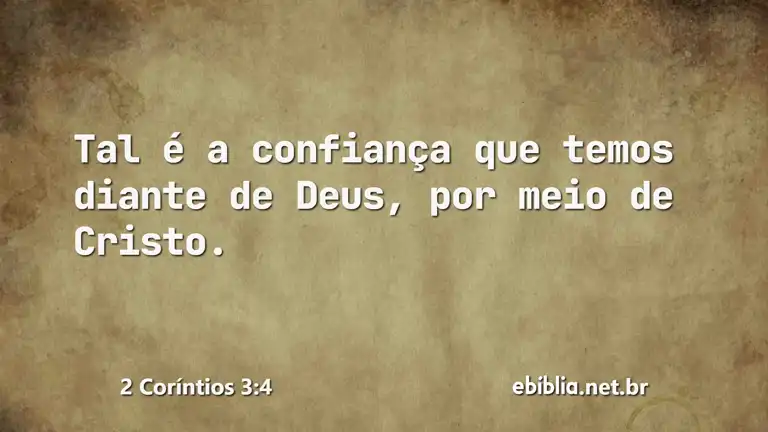 2 Coríntios 3:4