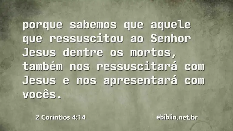 2 Coríntios 4:14