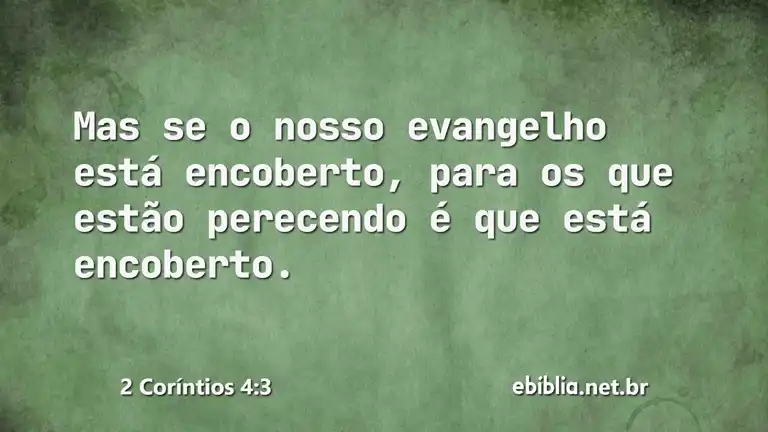 2 Coríntios 4:3