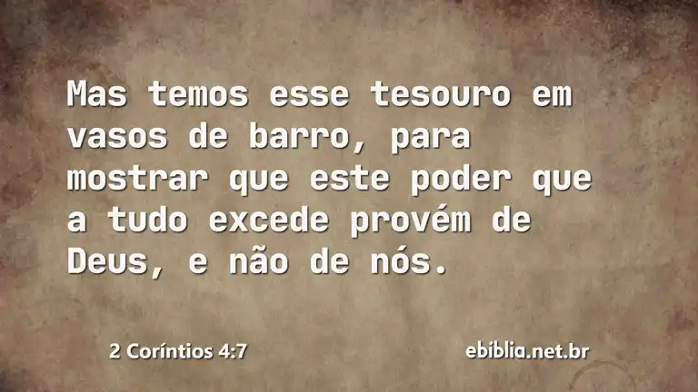 2 Coríntios 4:7