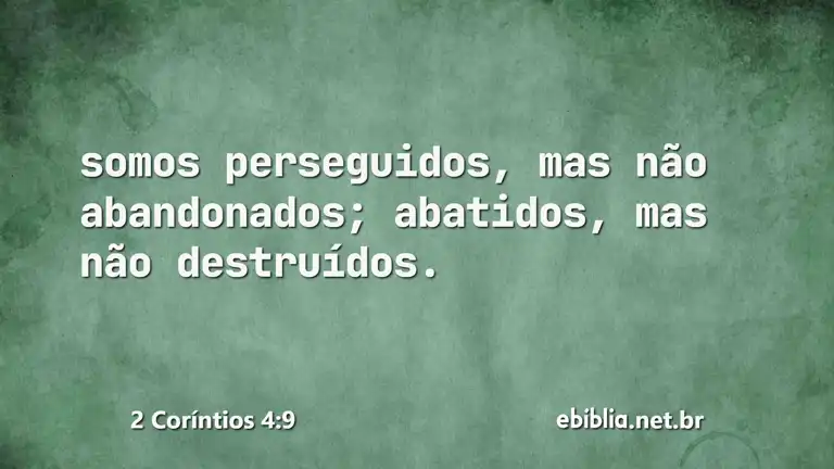 2 Coríntios 4:9