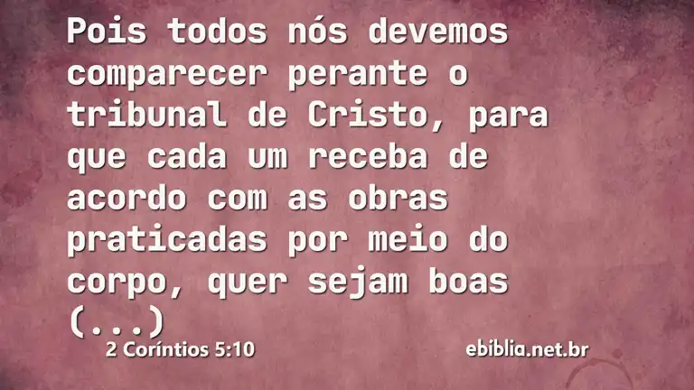 2 Coríntios 5:10