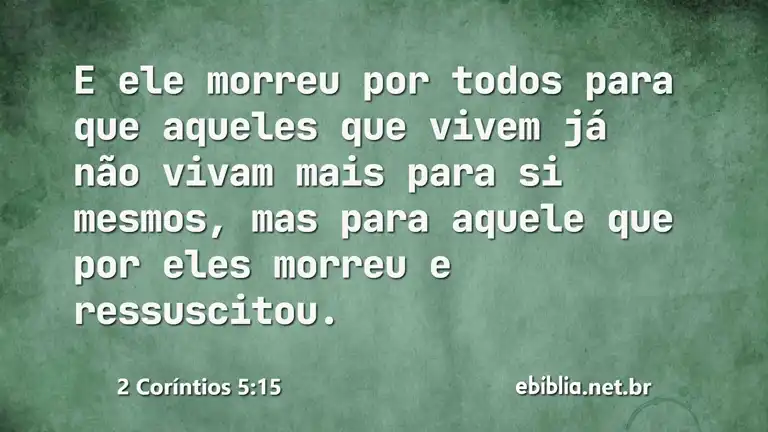 2 Coríntios 5:15