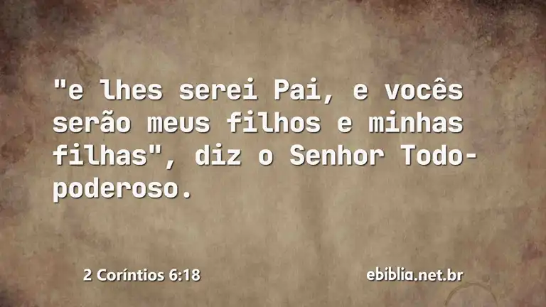 2 Coríntios 6:18