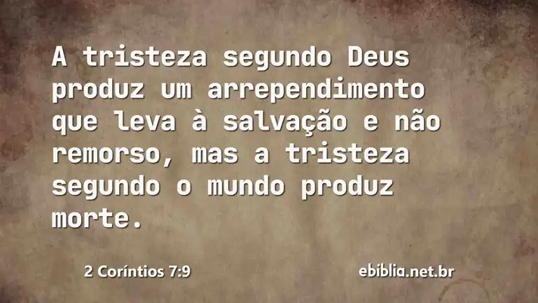 2 Coríntios 7:9