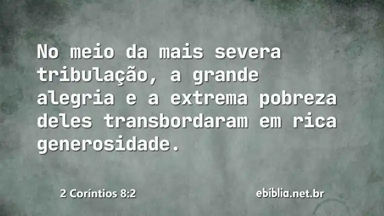 2 Coríntios 8:2