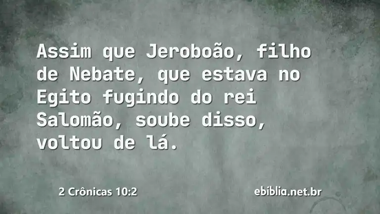 2 Crônicas 10:2