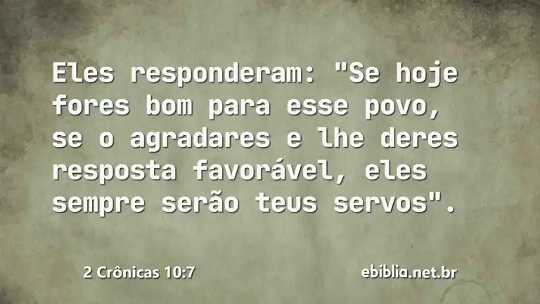 2 Crônicas 10:7