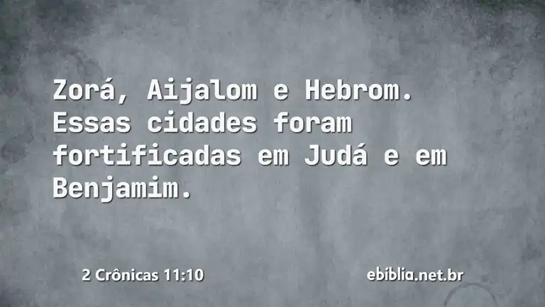 2 Crônicas 11:10