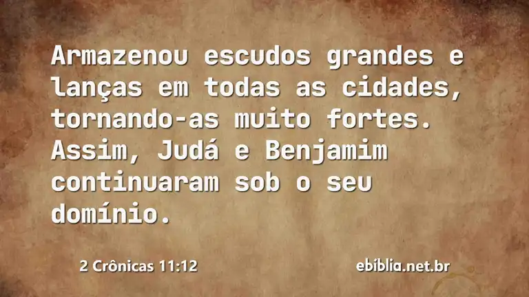 2 Crônicas 11:12