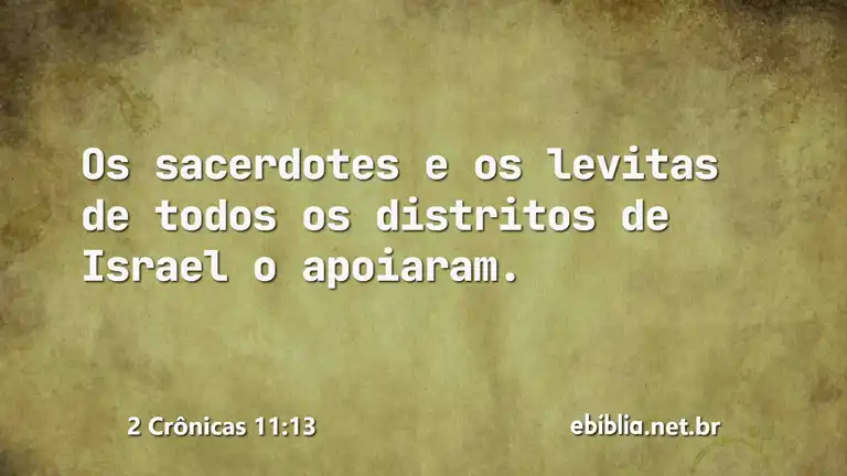 2 Crônicas 11:13