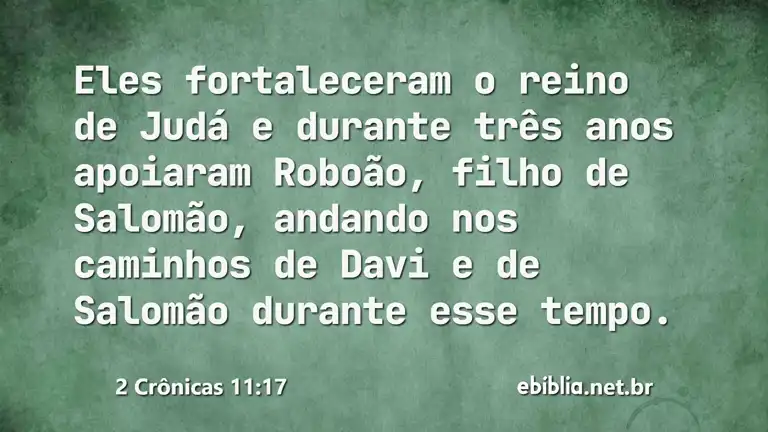 2 Crônicas 11:17