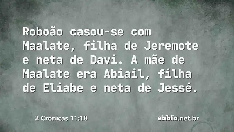 2 Crônicas 11:18