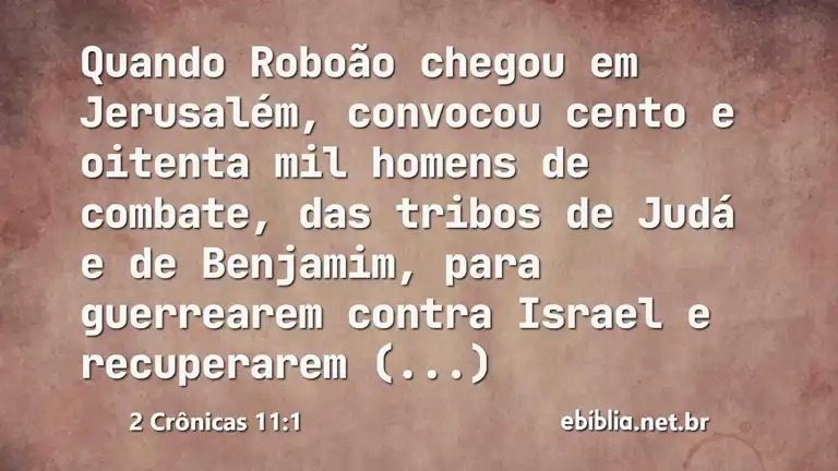 2 Crônicas 11:1