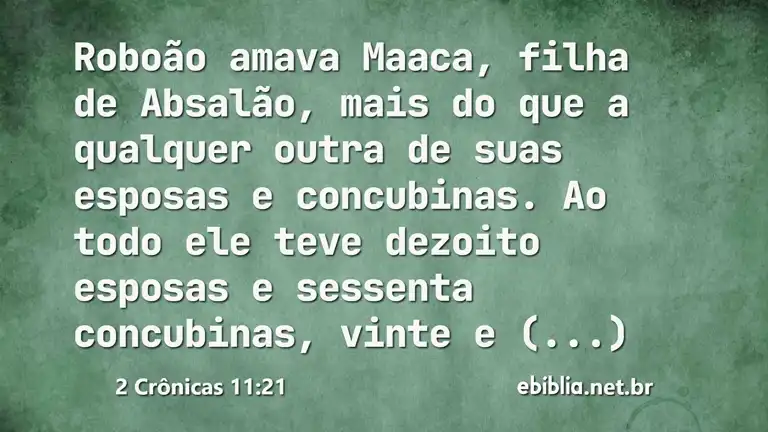 2 Crônicas 11:21