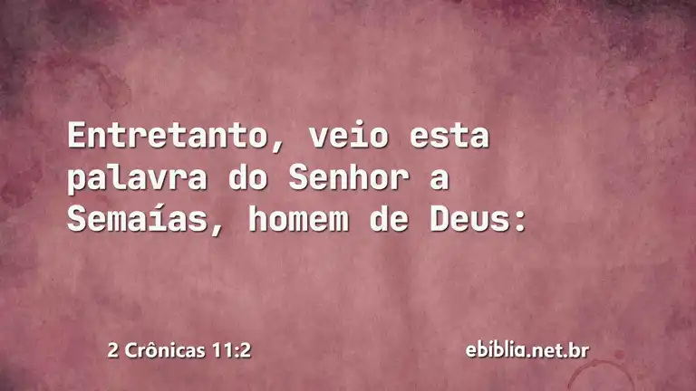 2 Crônicas 11:2