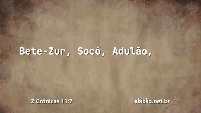 2 Crônicas 11:7