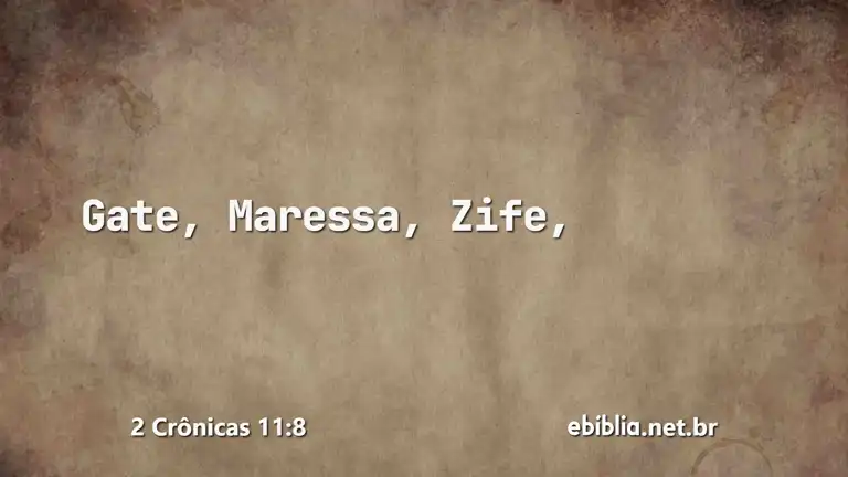 2 Crônicas 11:8