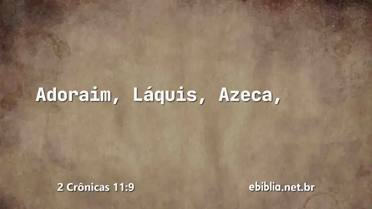 2 Crônicas 11:9