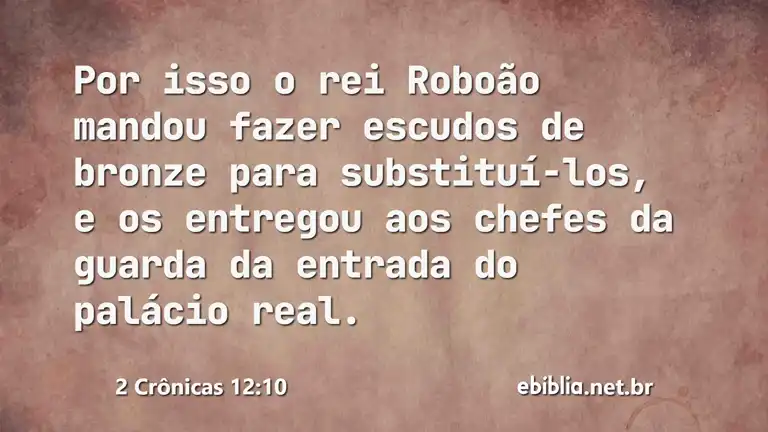 2 Crônicas 12:10