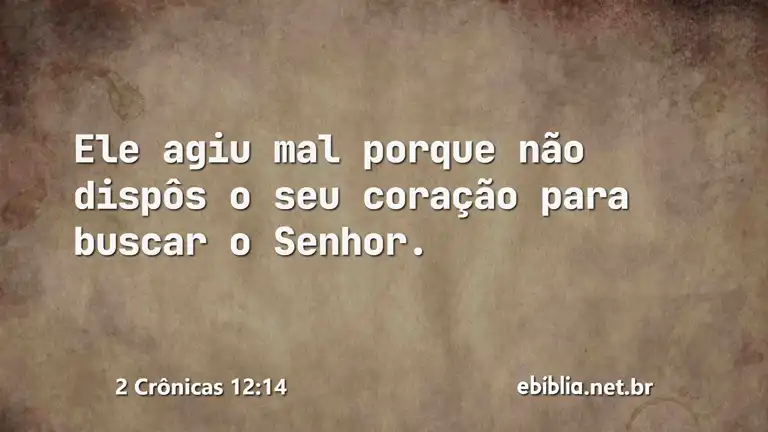 2 Crônicas 12:14