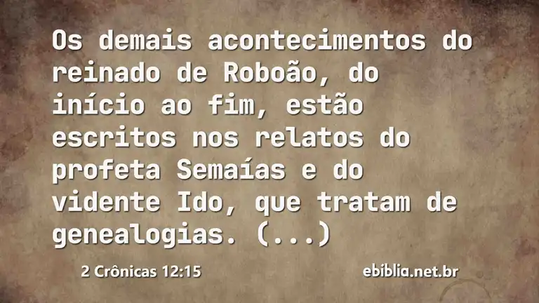 2 Crônicas 12:15