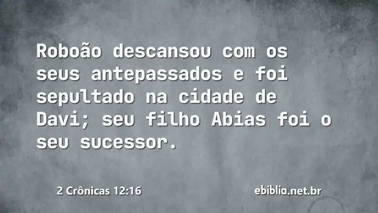 2 Crônicas 12:16