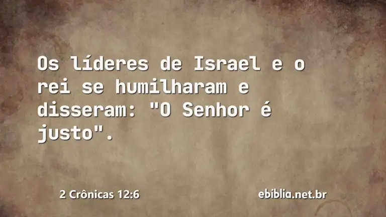 2 Crônicas 12:6