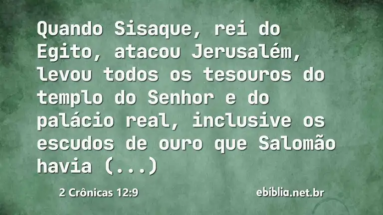 2 Crônicas 12:9