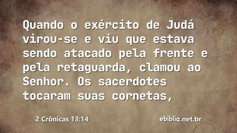 2 Crônicas 13:14