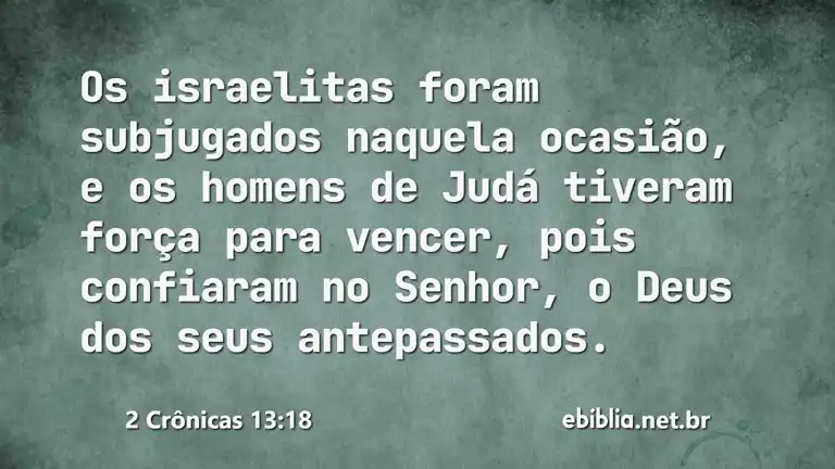 2 Crônicas 13:18