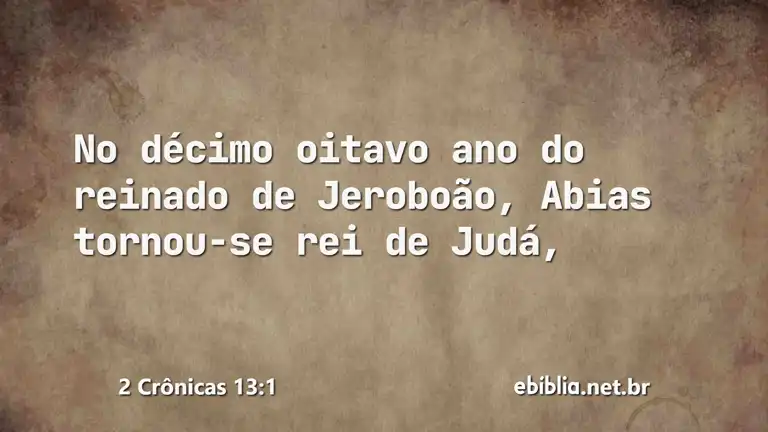 2 Crônicas 13:1