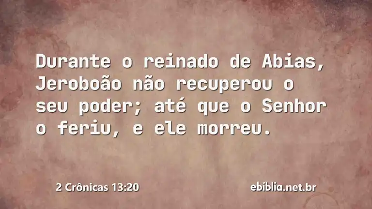 2 Crônicas 13:20