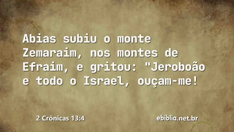 2 Crônicas 13:4