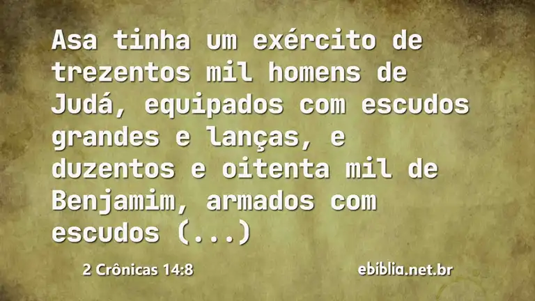 2 Crônicas 14:8