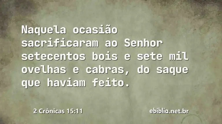 2 Crônicas 15:11