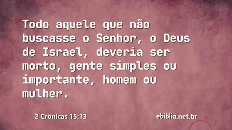 2 Crônicas 15:13