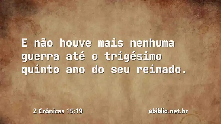 2 Crônicas 15:19